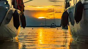 Sierpniowy zachód słońca nad Darginem, Sun Bila Pieczarki - zdjęcie 1