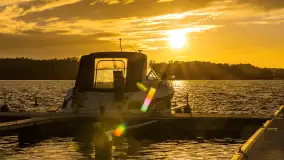 Zachód słońca nad jeziorem Bełdany, Mazurski Raj - zdjęcie 5