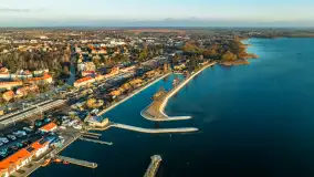 Ekomarina Giżycko i Niegocin przed zachodem słońca, listopad 2023 r. - zdjęcie 6