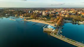 Ekomarina Giżycko i Niegocin przed zachodem słońca, listopad 2023 r. - zdjęcie 28