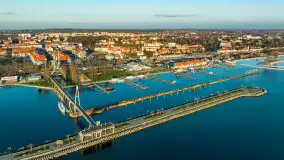 Ekomarina Giżycko i Niegocin przed zachodem słońca, listopad 2023 r. - zdjęcie 30