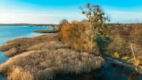 Ekomarina Giżycko i Niegocin przed zachodem słońca, listopad 2023 r. - zdjęcie 21