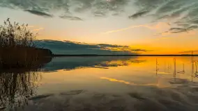 Wschód słońca nad jeziorem Dobskim, listopad 2023 r. - zdjęcie 43