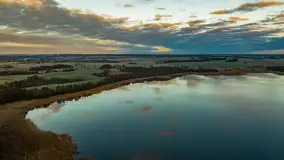 Wschód słońca nad jeziorem Dobskim, listopad 2023 r. - zdjęcie 44