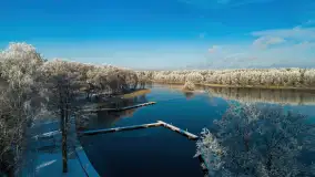 Zimowa wersja Mazur w okolicach Łabędziego Ostrowia i jeziora Kisajno - zdjęcie 16