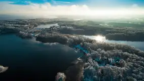 Zimowa wersja Mazur w okolicach Łabędziego Ostrowia i jeziora Kisajno - zdjęcie 5