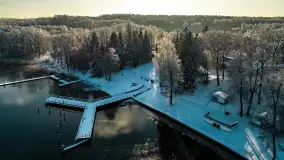 Zimowa wersja Mazur w okolicach Łabędziego Ostrowia i jeziora Kisajno - zdjęcie 34