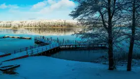 Zimowa wersja Mazur w okolicach Łabędziego Ostrowia i jeziora Kisajno - zdjęcie 42