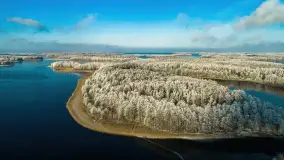 Zimowa wersja Mazur w okolicach Łabędziego Ostrowia i jeziora Kisajno - zdjęcie 63