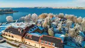 Zimowe Mazury nad jeziorem Święcajty w Ogonkach, listopad 2023 r. - zdjęcie 19