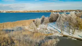 Zimowe Mazury nad jeziorem Święcajty w Ogonkach, listopad 2023 r. - zdjęcie 40