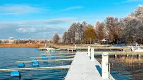 Mazurska biała jesień w porcie Ognisty Ptak, listopad 2023 r. - zdjęcie 28