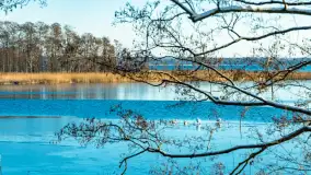 Most Sztynorcki, jeziora Dargin i Kirsajty w zimowej odsłonie, listopad 2023 r. - zdjęcie 12