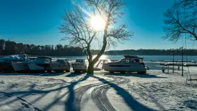 Port w Sztynorcie w zimowej odsłonie pod koniec listopada 2023 r. - zdjęcie 27