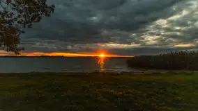 Cieniutki... zachód słońca nad jeziorem Dargin, listopad 2023 - zdjęcie 17