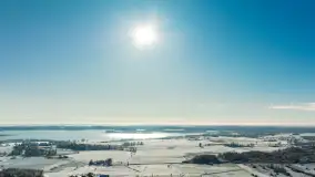 Zimowe Mazury z drona na różnych ujęciach - zdjęcie 5