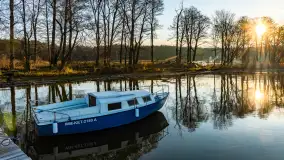 Jesienny biwak ekipy Mazury24 nad Darginem, listopad 2023 r. - zdjęcie 8