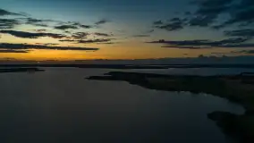 Zapomniany zachód słońca w Pierkunowie z drona, lipiec 2020 r. - zdjęcie 5