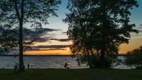 Zapomniany zachód słońca w Pierkunowie z drona, lipiec 2020 r. - zdjęcie 10