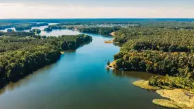 Zdjęcia Mazur z lotu ptaka na różnych ujęciach, sezon 2022 r. - zdjęcie 26