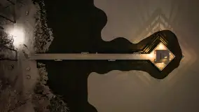 Zimowy Kętrzyn w nocy, styczeń 2024 r. - zdjęcie 40