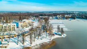 Zimowa wersja Kisajna, porty w zatoce Tracz, styczeń 2024 r. - zdjęcie 23