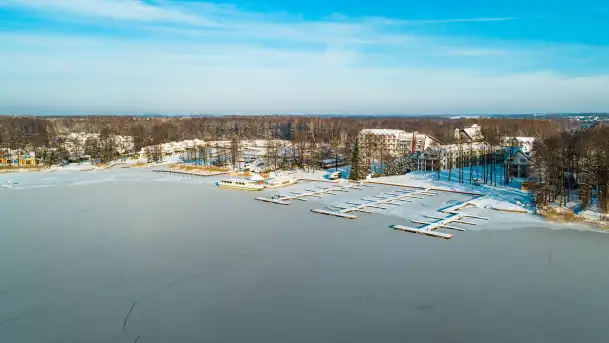 Zimowa wersja Kisajna, porty w zatoce Tracz, styczeń 2024 r. - zdjęcie 11