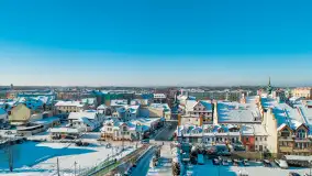 Zimowy Pisz na ujęciach z drona, styczeń 2024 r. - zdjęcie 38