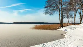 Stranda w mrozie i śniegu, styczeń 2024 r. - zdjęcie 20