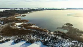 Różne miejsca na Mazurach na zimowych zdjęciach z drona, styczeń 2024 r. - zdjęcie 24