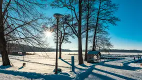 Jezioro Bełdany i Mazurski Raj w zimowej scenerii, styczeń 2024 r. - zdjęcie 50