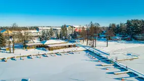 Bełdany, Piaski i Mazurski Raj z lotu ptaka, styczeń 2024 r. - zdjęcie 26