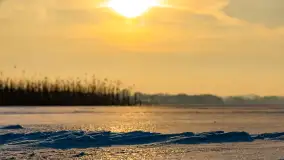 Jezioro Tajty i wieś Wrony przed zachodem słońca, styczeń 2024 r. - zdjęcie 37