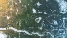 Wschód słońca z resztkami zimy nad jeziorem Siercze, styczeń 2024 r. - zdjęcie 31