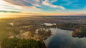 Wschód słońca nad jeziorem Wydmińskim, luty 2024 r. - zdjęcie 20