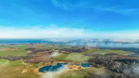 Mgliste Mazury, luty 2024 r. - zdjęcie 1