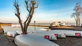 Porty w Wilkasach i jezioro Niegocin pod koniec lutego, 2024 r. - zdjęcie 27