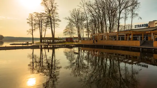 Przedwiośnie w Strandzie w Giżycku, luty 2024 r.