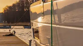 Wschód słońca nad jeziorem Kisajno, port AWF - zdjęcie 16