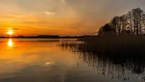 Zachód słońca nad jeziorem Tajty, marzec 2024 r. - zdjęcie 26