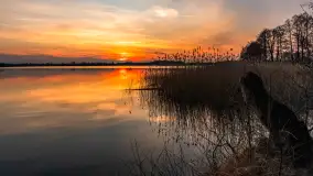 Zachód słońca nad jeziorem Tajty, marzec 2024 r. - zdjęcie 29
