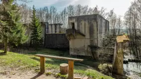 Śluza Leśniewo Górne na wiosennych ujęciach, marzec 2024 r. - zdjęcie 28