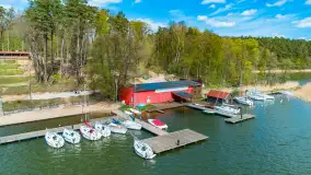 Ruciane-Nida, jezioro Nidzkie i OW Wodnik, wiosennie z drona - zdjęcie 12