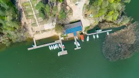 Ruciane-Nida, jezioro Nidzkie i OW Wodnik, wiosennie z drona - zdjęcie 16