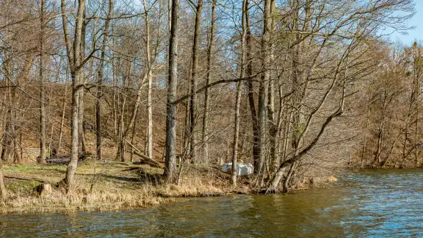 Jezioro Ublik Wielki i połączenie z Ublikiem Małym, marzec 2024 r. - zdjęcie 8