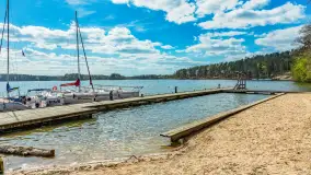 Port i Ośrodek Wypoczynkowy Wodnik, Ruciane Nida, kwiecień 2024 r. - zdjęcie 23