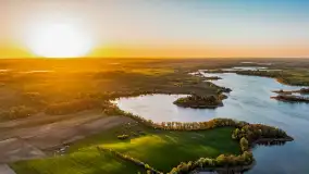 Zachód słońca nad jeziorem Salęt, kwiecień 2024 r. - zdjęcie 20