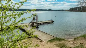 Zdjęcia: Atrakcyjne noclegi w domkach nad jeziorem Nidzkim: Ośrodek Wypoczynkowy Wodnik - zdjęcie 11