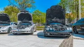 Zlot fanów Mercedesa, Giżycko, kwiecień 2024 r. - zdjęcie 14