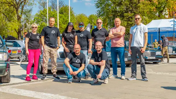 Zlot fanów Mercedesa, Giżycko, kwiecień 2024 r. - zdjęcie 10